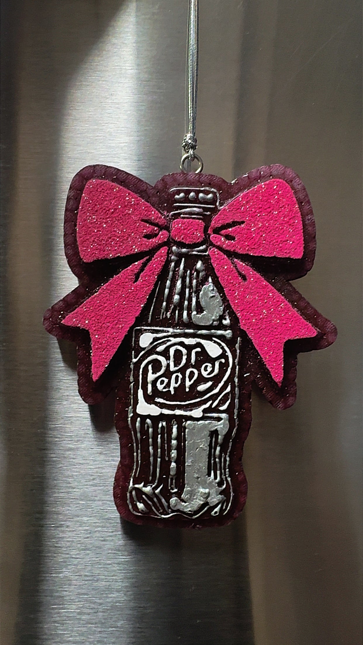 Dr. Pepper w Bow—Pink