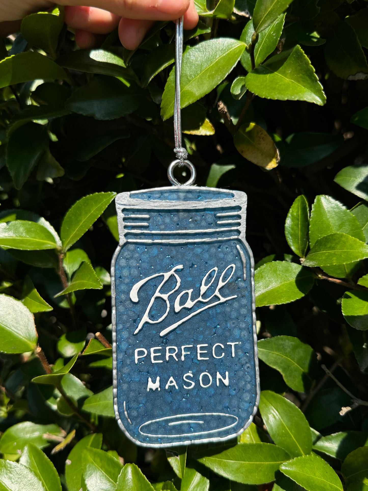 Mason Jar- Navy